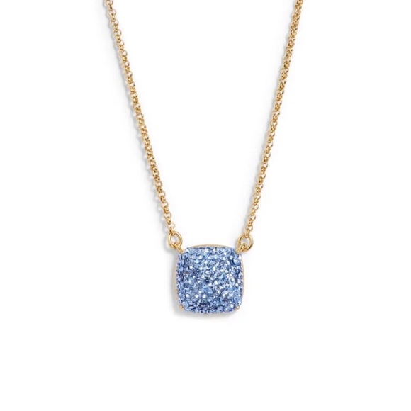kate spade Jewelry - kate spade square pavé pendant necklace